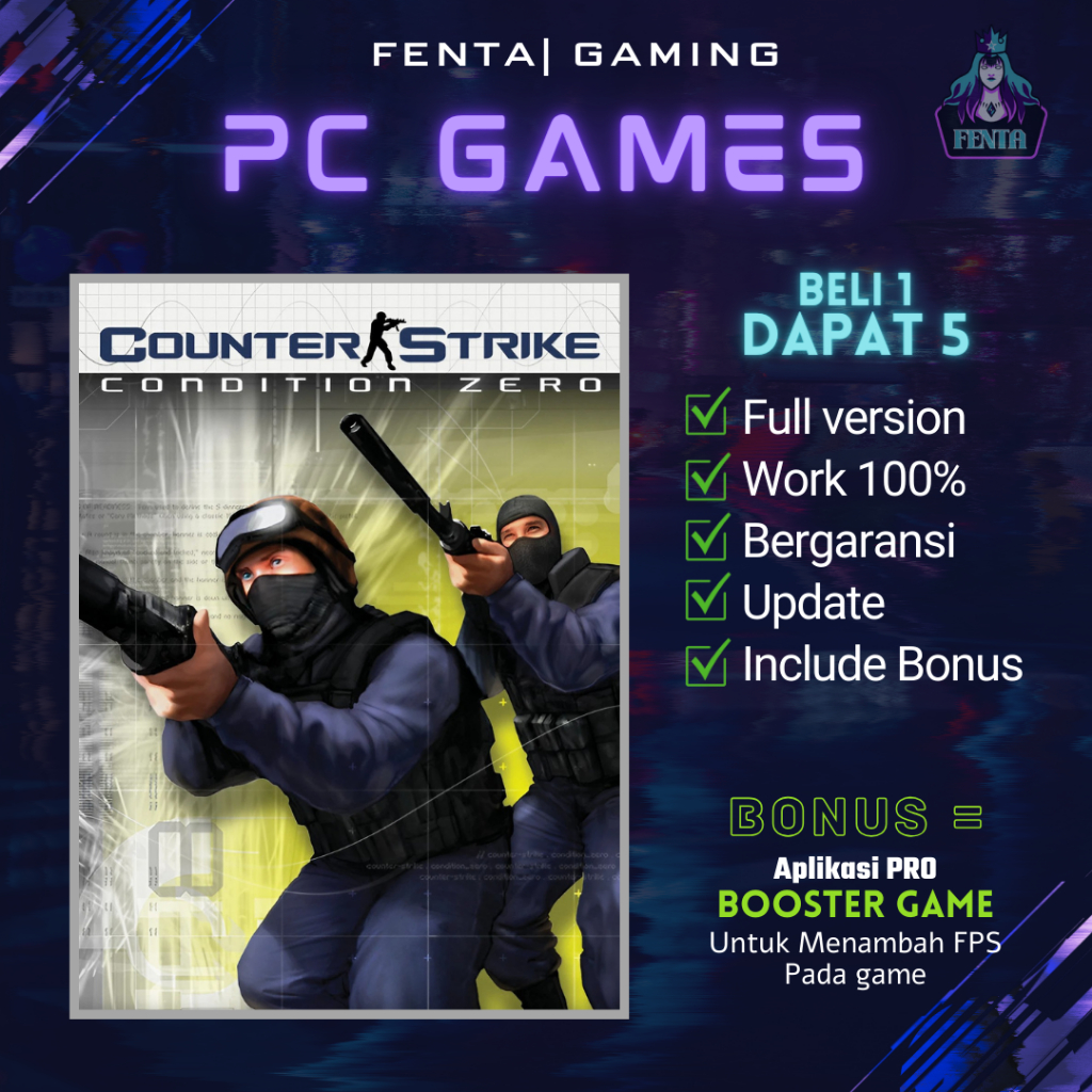 COUNTER STRIKE CONDITION ZERO - GAME PC - GAME LAPTOP