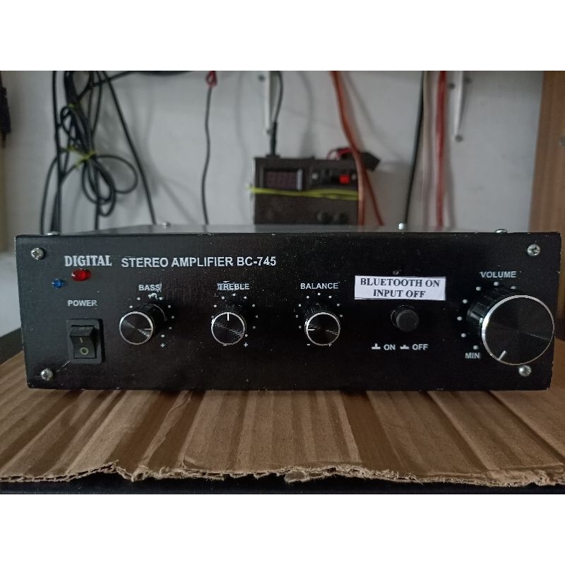 Rakitan Standart Amplifier Stereo 80 Watt + Bluetooh