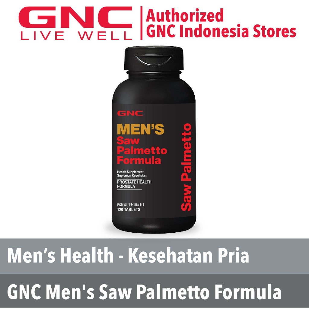 GNC MEN'S SAW PALMETTO FORMULA (361522) - 120 TABLETS