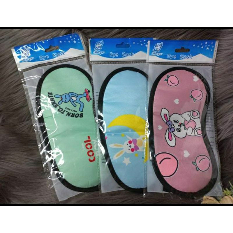 penutup mata plus gel karakter