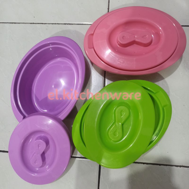 wuyi houseware - wadah plastik makanan saji kecil - basi oval mini dapur - tempat penyimpanan sayur 