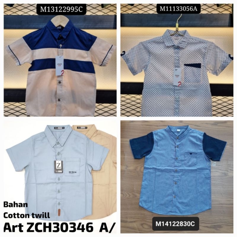 m231 kemeja/rdl kemeja/Kemeja anak laki-laki import/kemeja lengan pendek anak/atasan anak cowok/keme