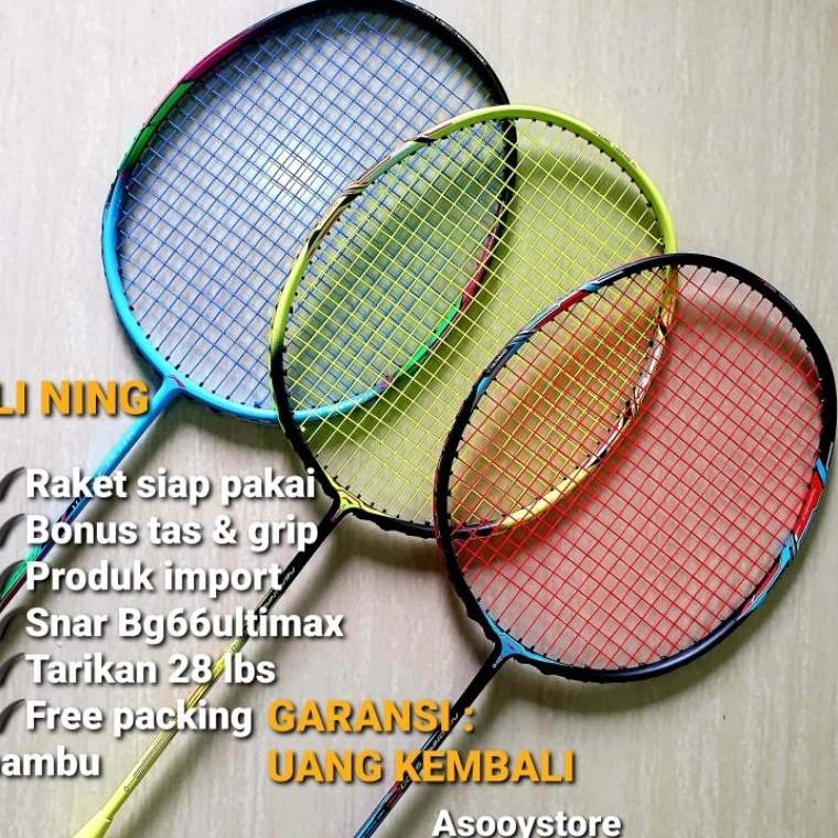 Murah Meriah RAKET BADMINTON LINING TERLARIS