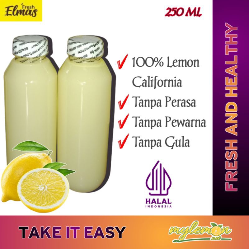 

250ml Sari Lemon Fresh Jus Lemon Diet Detoks [MYLEMON.NET]