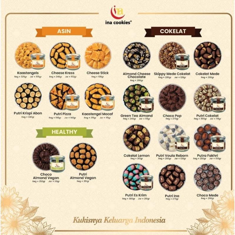 

Ina Cookies,Kue Kering Lebaran Premium