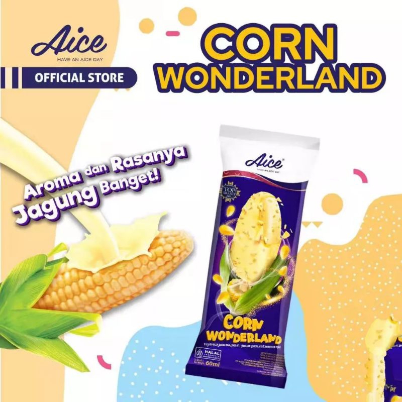 

Aice corn Wonderland 1 box isi 30 pcs