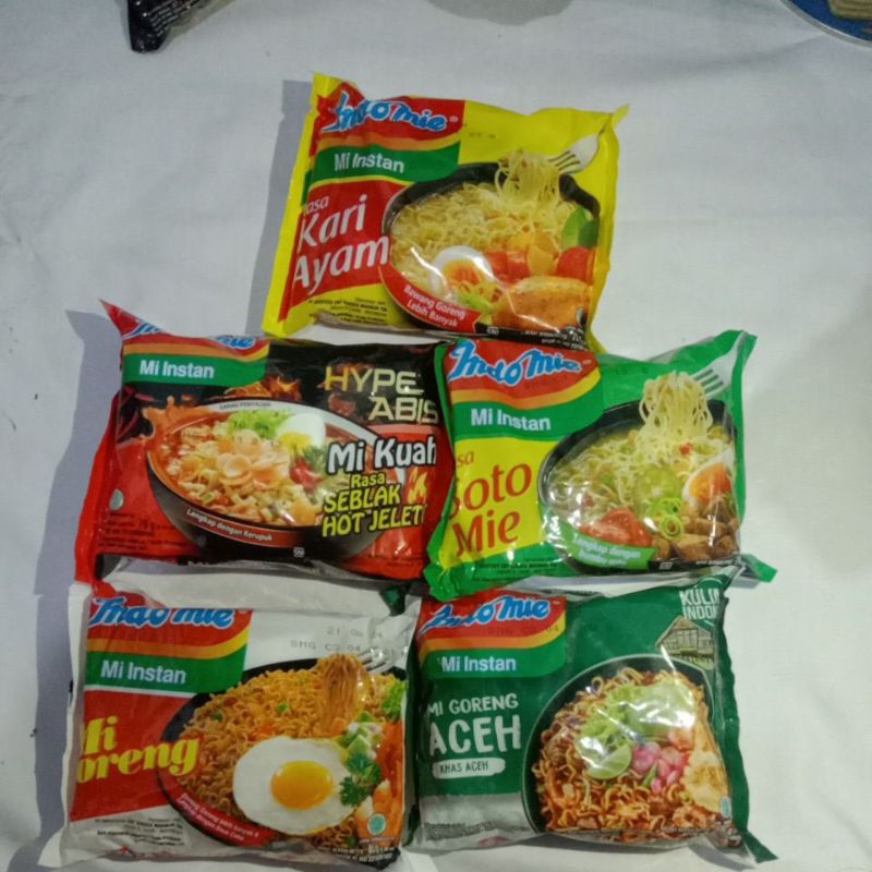 

MIE INSTAN INDOMIE BERBAGAI RASA KUAH GORENG