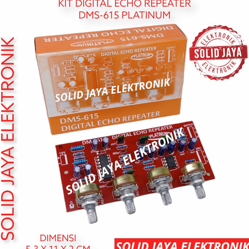 MURAH MERIAH KIT DIGITAL ECHO REPEATER REPEAT MIC KARAOKE DMS615 DMS 615 DMS615 PLATINUM ASLI ORIGIN