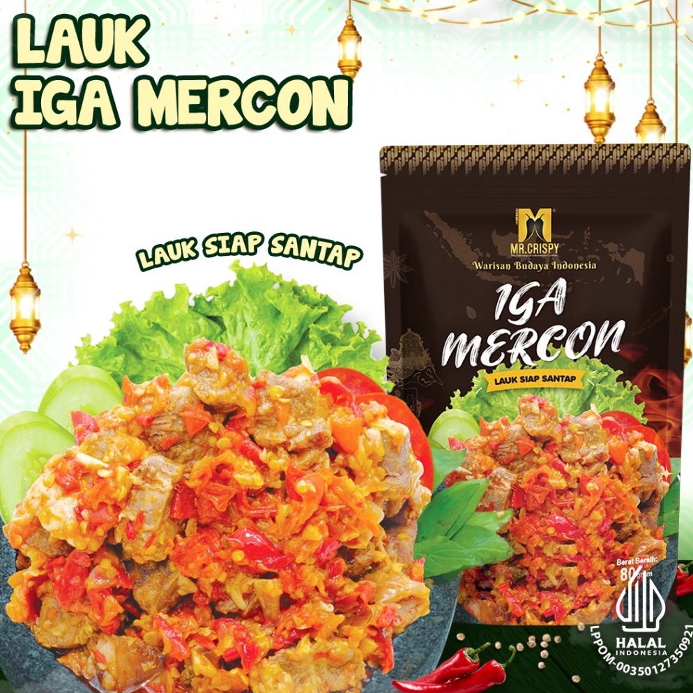 

SOK185 Dijamin Ori Lauk Kemasan PouchMrCrispy