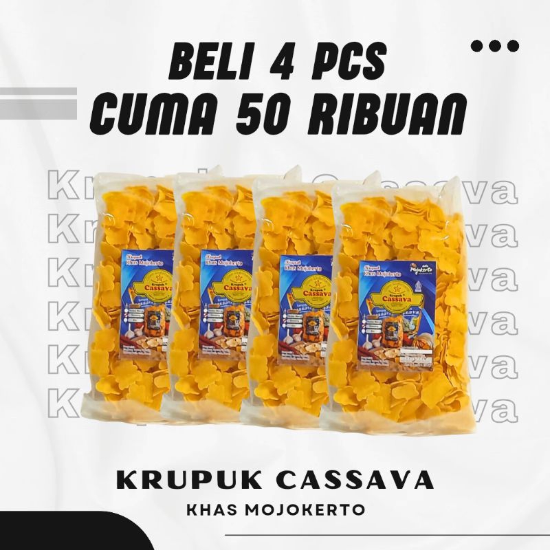 

Krupuk Cassava Khas Mojokerto Mentah Mudah Digoreng