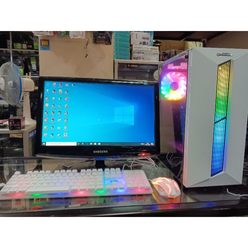 PC GAMING EDITING I7 860 RAM 16 MONITOR 24 INCH