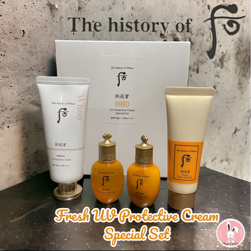 The History of Whoo Gongjinhyang Fresh UV Protective Cream Special Set