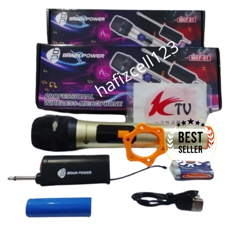 TERBAIK Mic Karaoke Wireless Single MKF1
