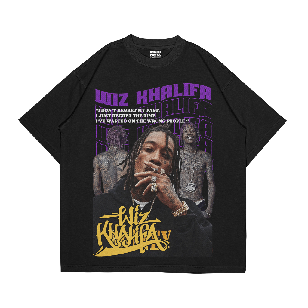 KAOS OVERSIZE WIZ KHALIFA / UNISEX / PRIA & WANITA / WIZ KHALIFA RAP TEE TSHIRT