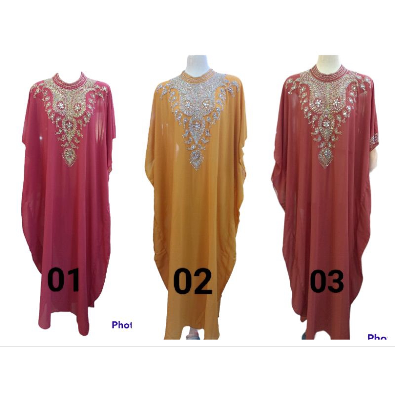 KAFTAN PAYET CERUTI/KAFTAN WANITA/KAFTAN FLOW