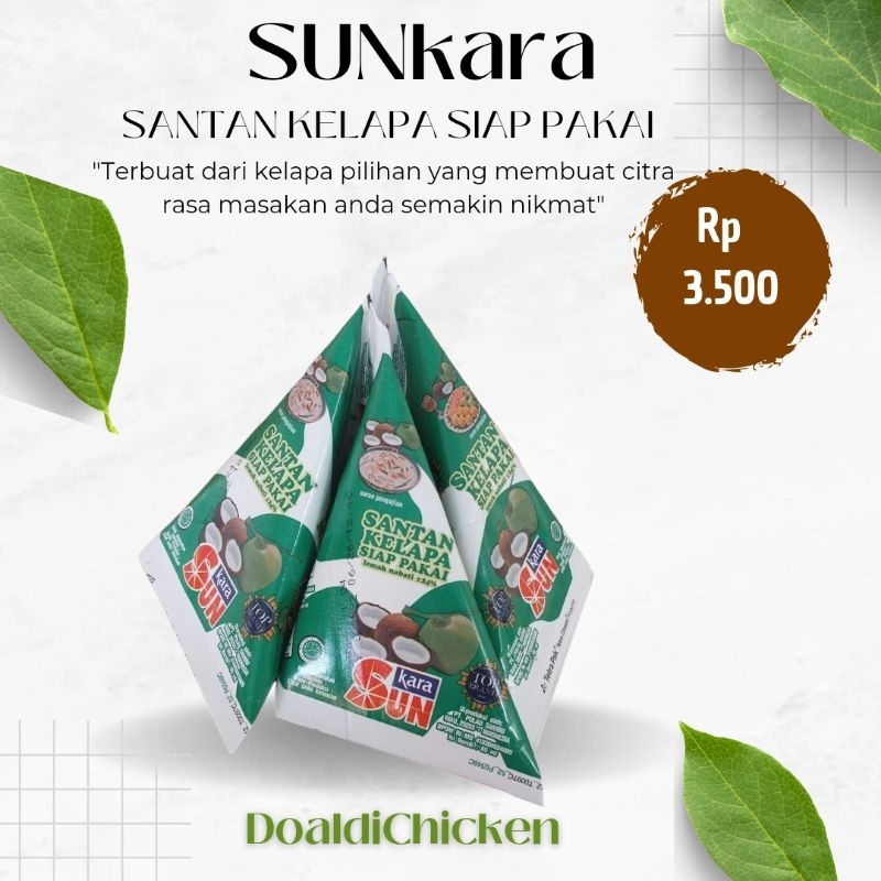 

Sun Kara Santan Kelapa Cair 65ml