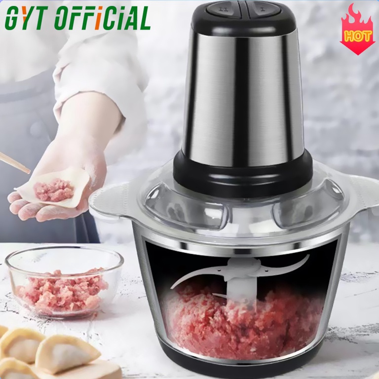 HARGA SPESIAL GYT Blender Kapsul 2 Liter Stainless steel penggiling daging