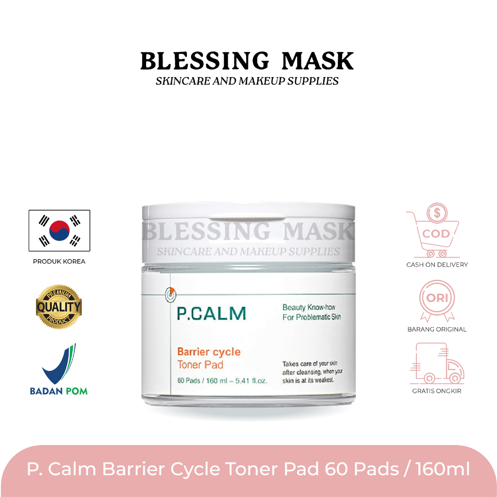 P.CALM Barrier Cycle KMX Toner Pad - 60ea