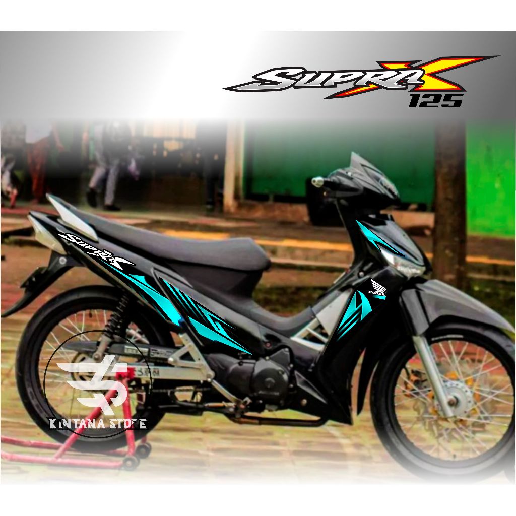 STRIPING SUPRA X 125 SURA X BARU STIKER VARIASI SUPRA 125 SUPRA X 125 STR SUPRA STIKER VARIASI supra