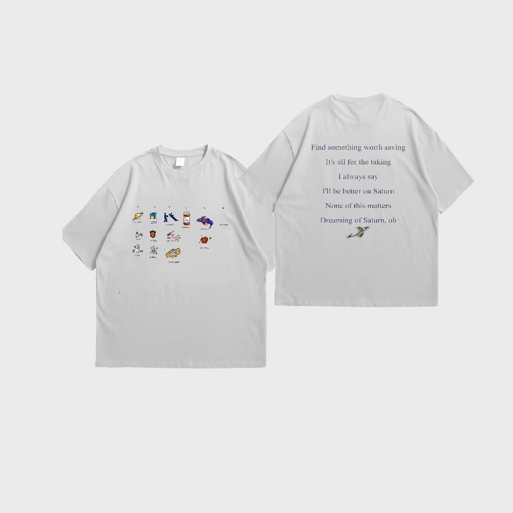 SZA SATURN STYLE T-SHIRT OVERSIZE VINTAGE TEE UNISEX