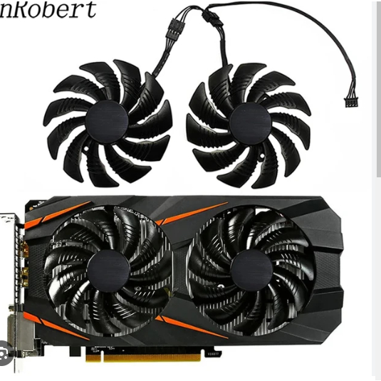 KIPAS VGA BARU GIGABYTE P106 , GTX 1060,1050TI,1070 RX 570 580 NEW