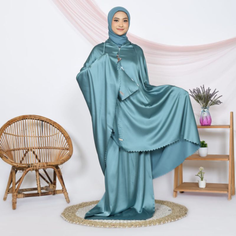 Mukena armani silk polos