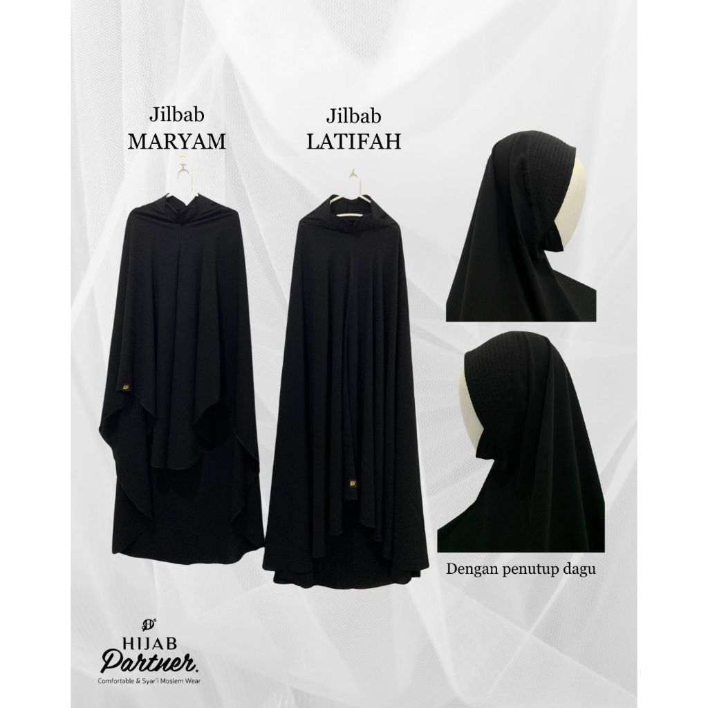 Jilbab Dagu Jumbo Fortaleza Jetblack