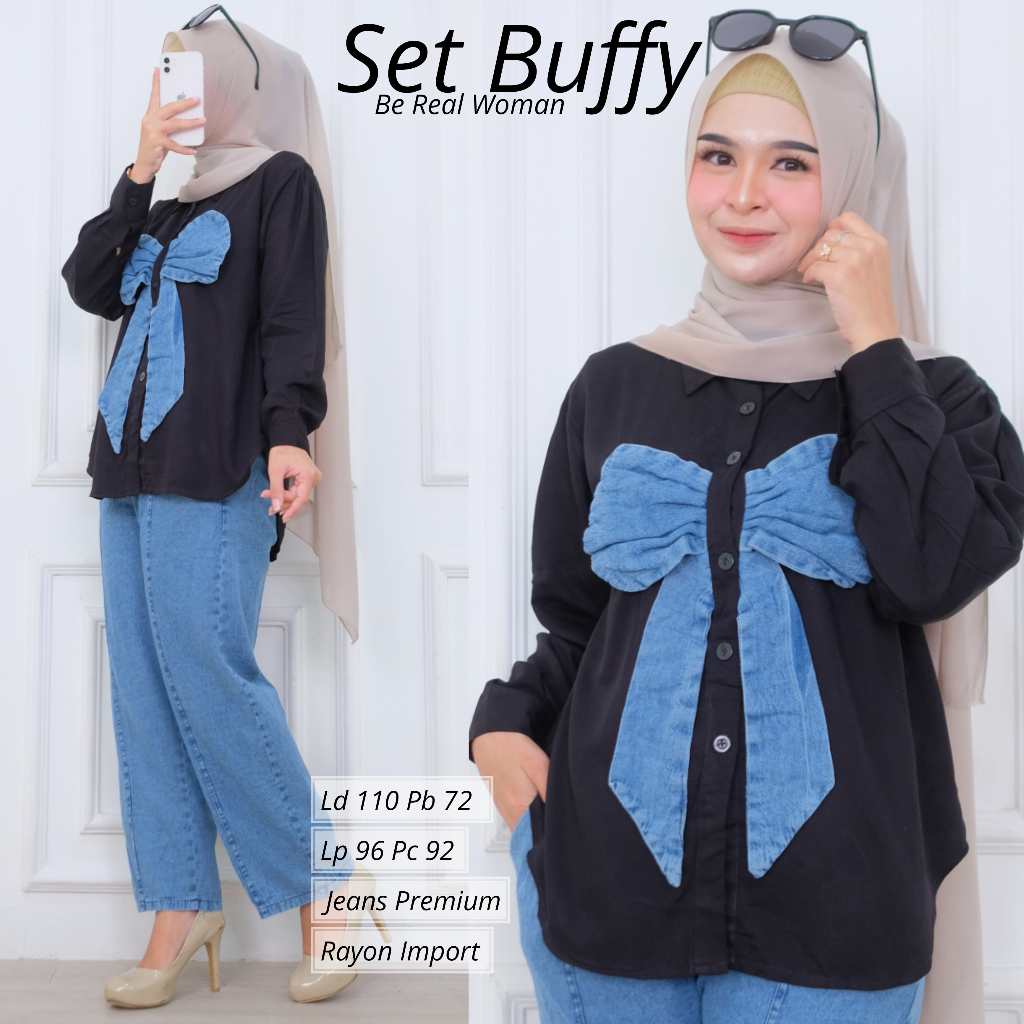 SETELAN WANITA REAL BUFFY UNTUK BERAT BADAN 50 SAMPAI 70 KG