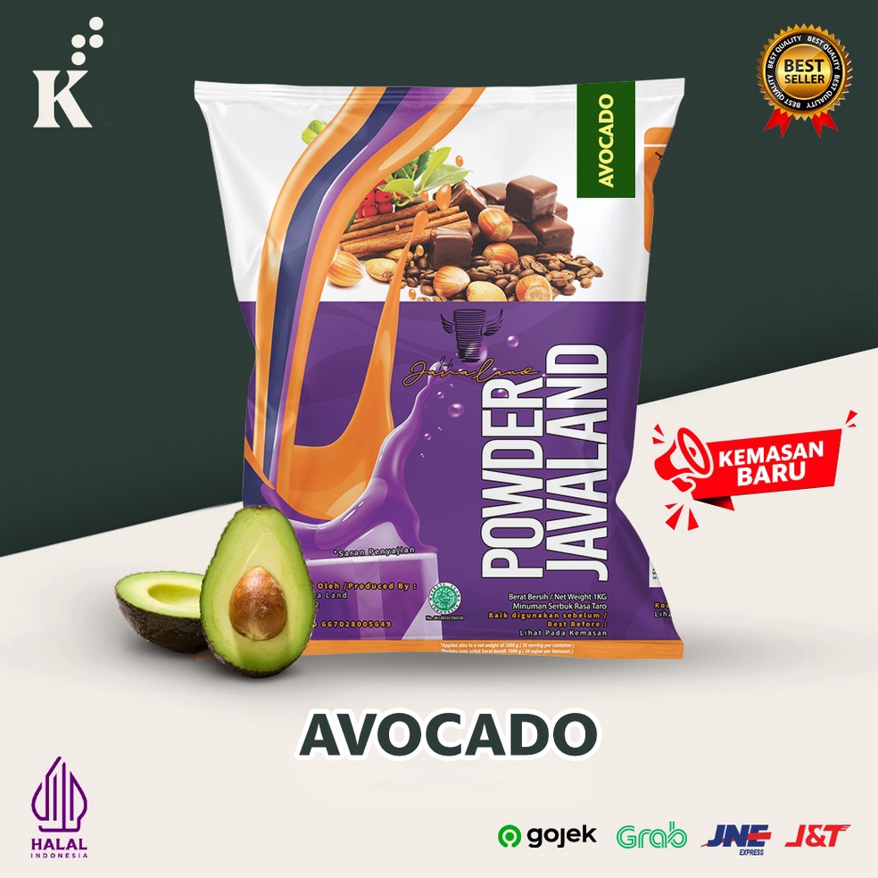 

MBK646 Free Ongkir Bubuk Minuman Bubble Powder Drink Avocado ORIGINAL Javaland 1kg