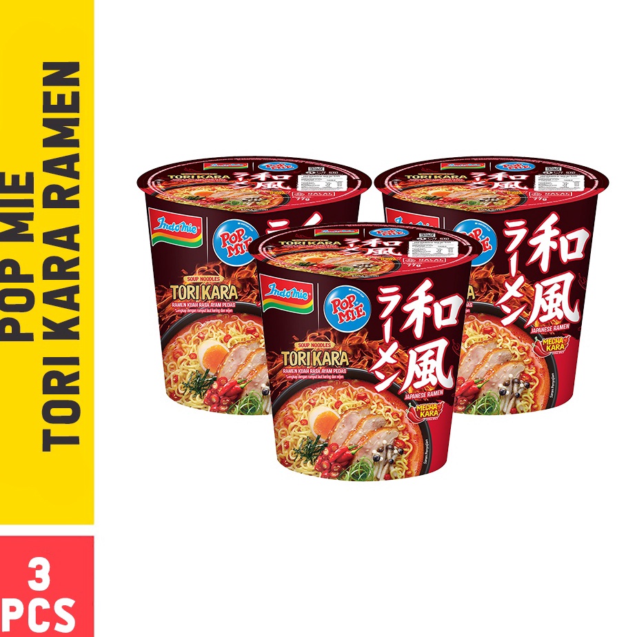 

NRC854 SUPER DISKON Pop Mie Tori Kara Ramen 3 Pcs