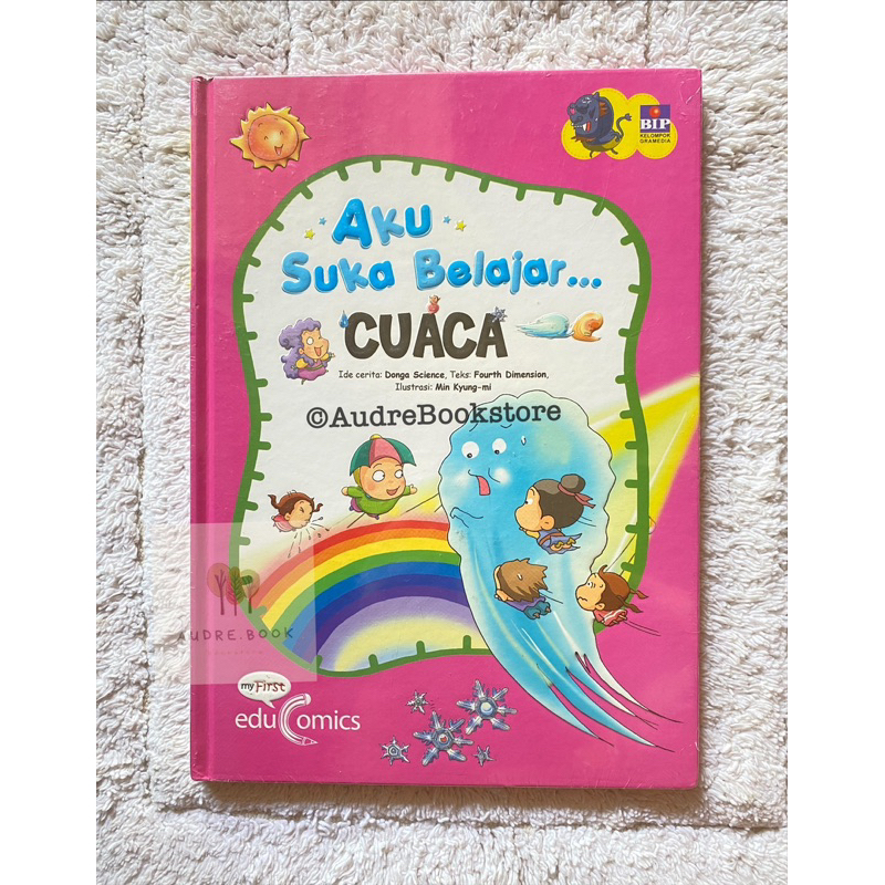 [ORIGINAL] Gramedia : HARDCOVER My First Educomics Aku Suka Belajar Air - Robot - Cuaca - Komik Pend