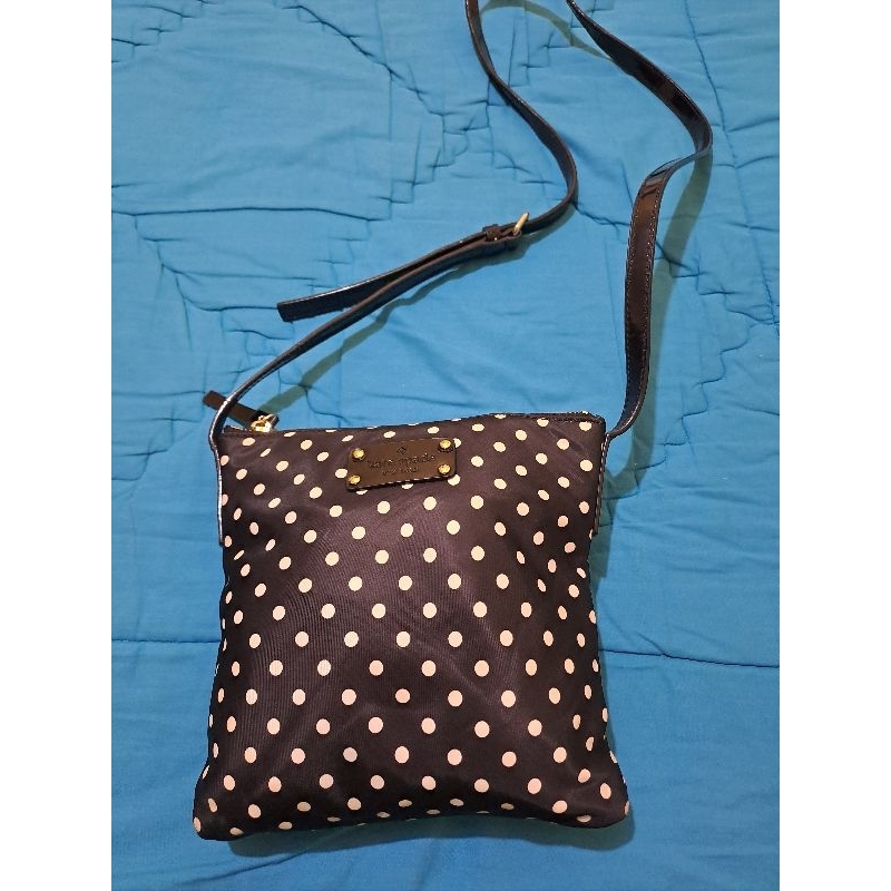 Kate Spade Sling Bag Black Polkadot