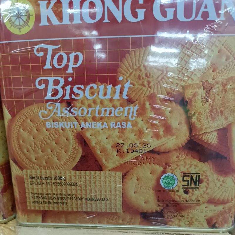 

khong guan top biskuit 1000 gr