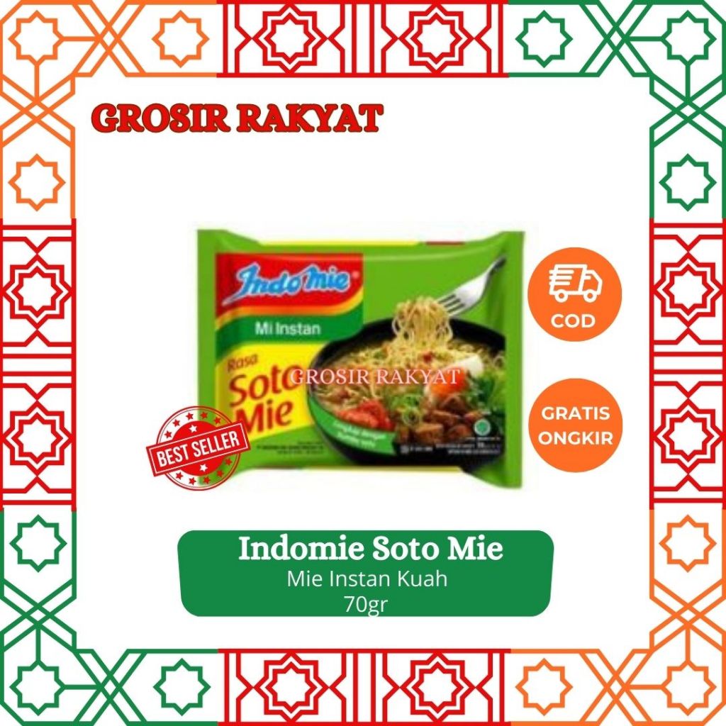 

Indomie Soto Mie Instan 70gr
