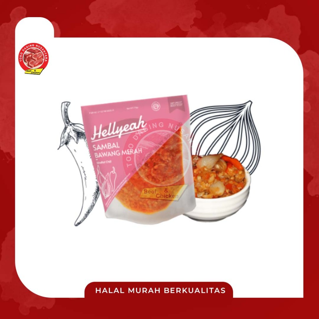 

SAMBEL HELLYEAH BAWANG MERAH 170GR