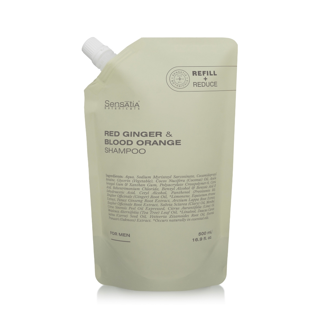 Sensatia Red Ginger & Blood Orange Shampoo Refill - 500mL