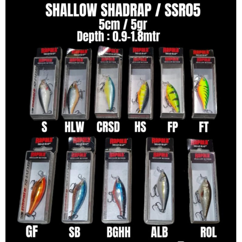 Lure Rapala Shallow Runner SSR-5