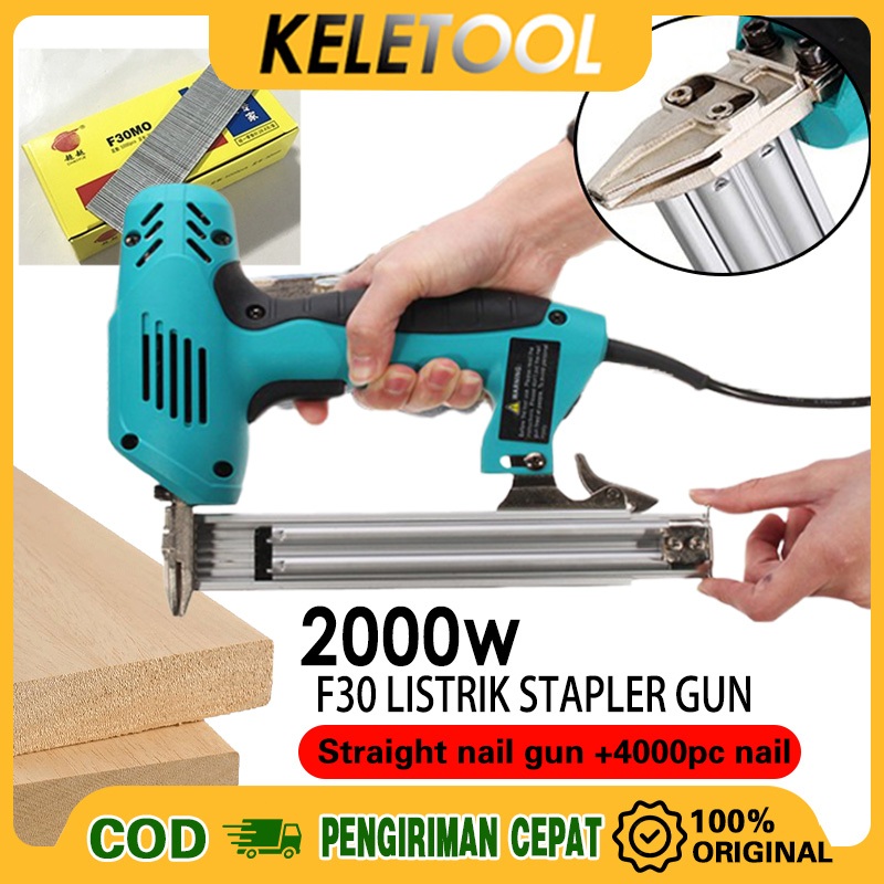 

MESIN STAPLES Electric Nailer Staples Paku Tembak LISTRIK Stapler Gun Multifungsi Paku Tembak Listrik untuk DIY dan Renovasi Profesional