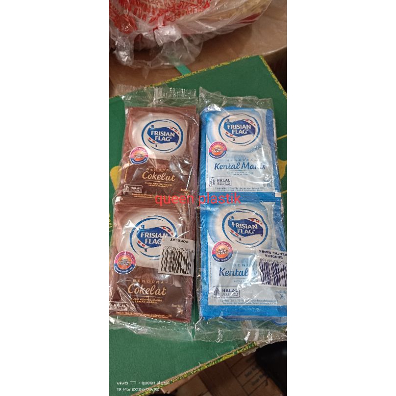 

Frisian flag susu bendera sachet isi 6 pcs