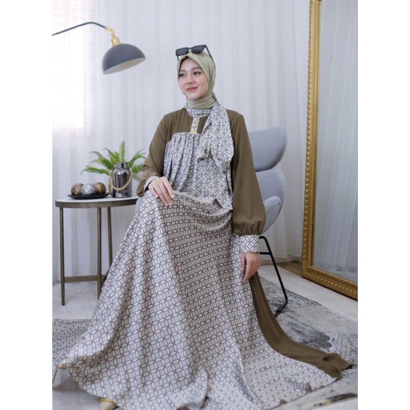 fenta house gamis original terbaru,Premium dress edisi Lebaran