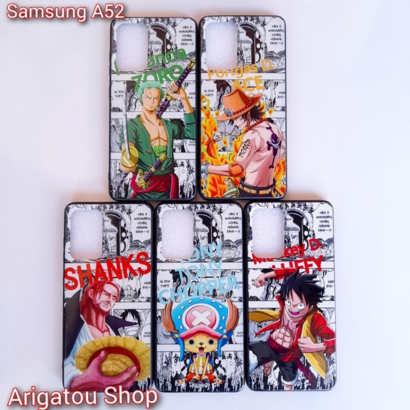 Samsung A52 Case Softcase Fuze Karakter Gambar Superhero Bajak Laut One Piece
