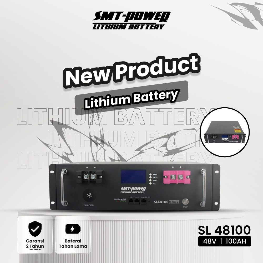 BATTERY LITHIUM 48V 100AH-SL48100 51.2V 100AH SAMOTO BATERAI LITHIUM