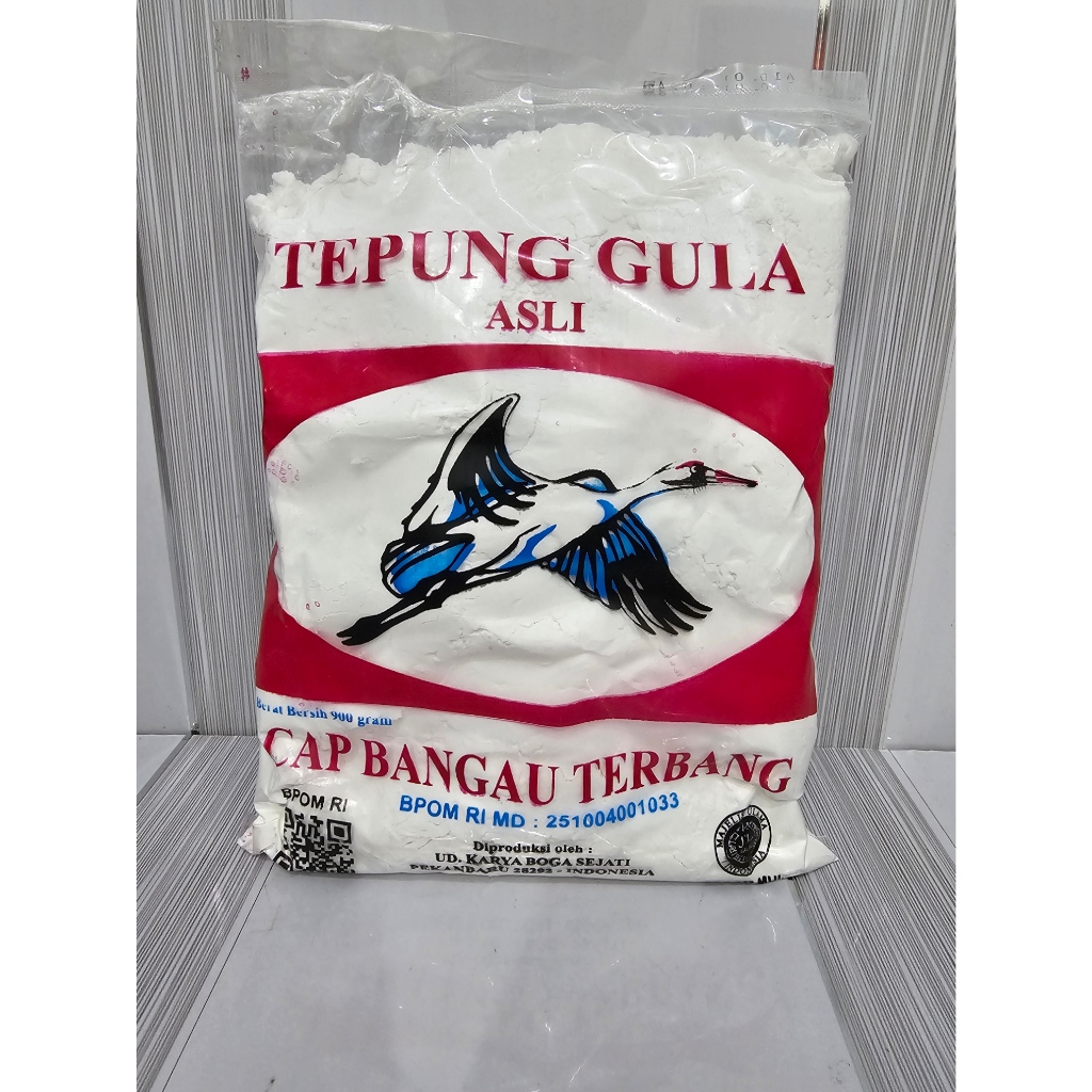 

Tepung Gula Cap Bangau Terbang 900gr