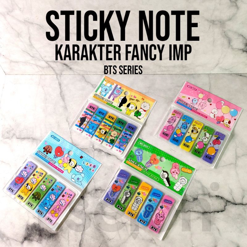 

sticky notes motif banyak