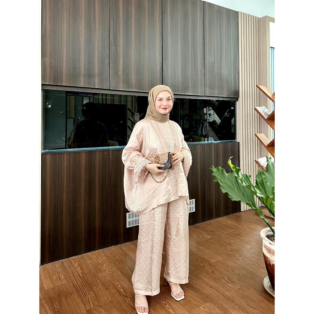 Set Alunika (Outer, Tanktop, Celana Kulot)