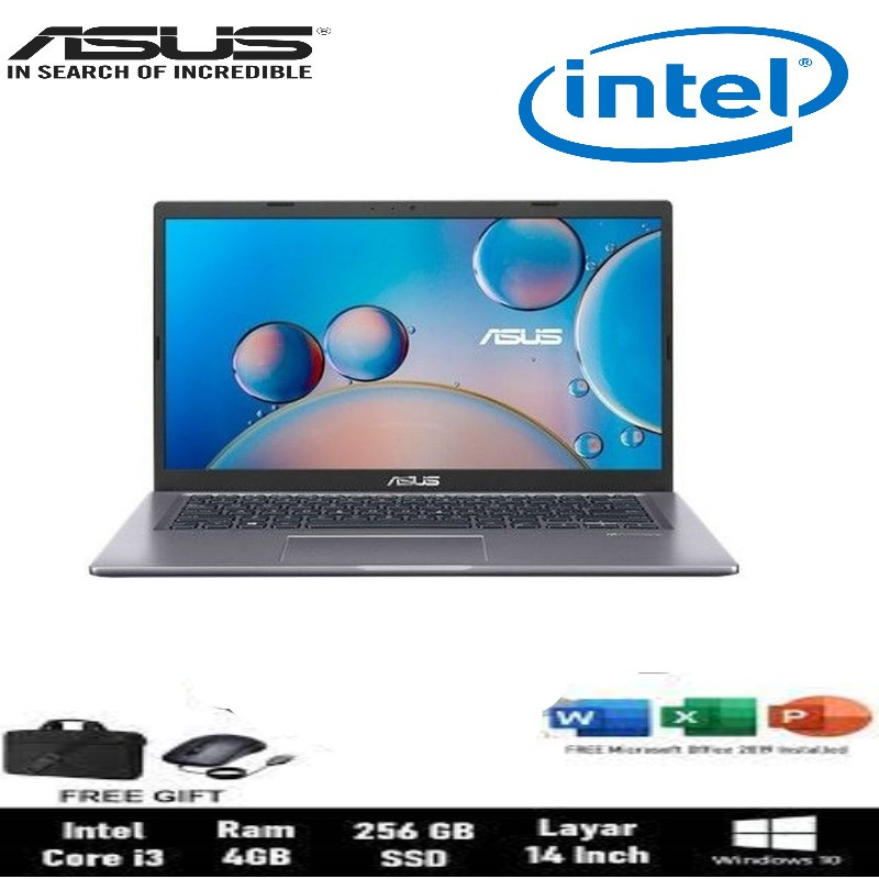 LAPTOP Asus core i3 RAM 4GB/500 HDD 1TB [FREE MOUSE/TAS]