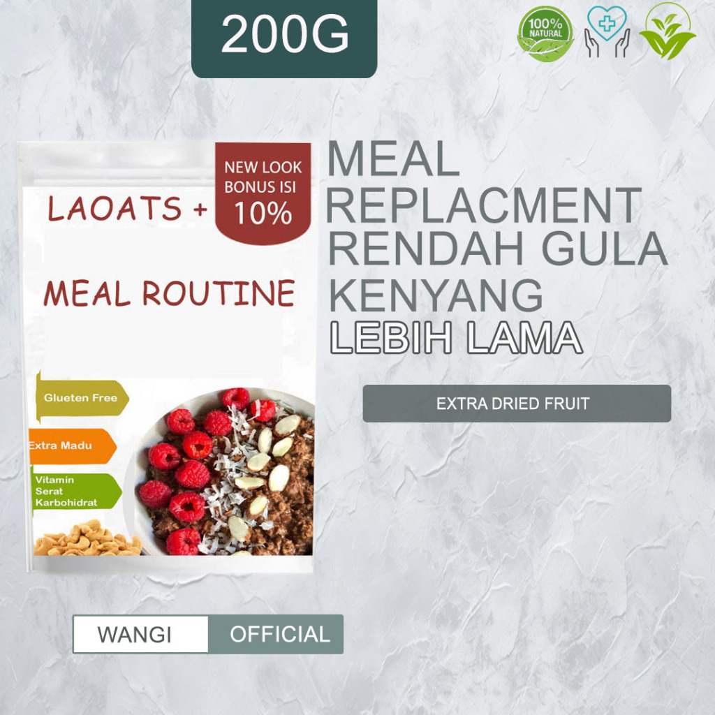 

Meal Replacememt Penurun Berat Badan Pelangsing Badan Cemilan Diet Rendah Kalori Snack Diet Cemilan Sehat Laoats