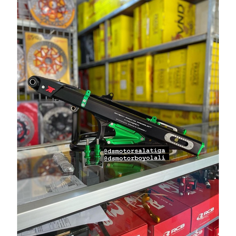 swing arm swingarm AITECH ai-tech ninjaR ninjaSS NINJA R SS M HITAM SILVER MERAH BIRU HIJAU HARD USE