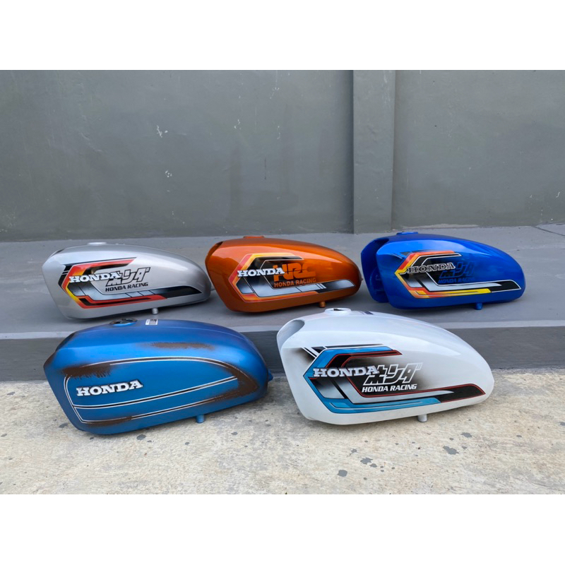 TENGKI CB PRES GALVANIS TANGKI CB 100 CB 125 CAT ORIGINAL MODEL BAHAN TEBAL GAS TANK HONDA CB tengki