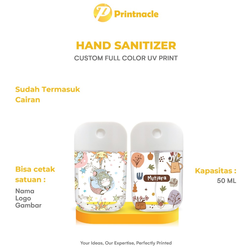 Hand Sanitizer Custom Print Uv Pocket Spray